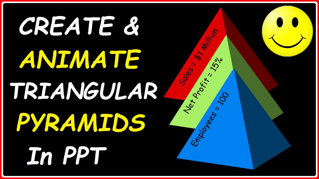 How to Create 3D Pyramid In PowerPoint Presentations ( Triangular ...