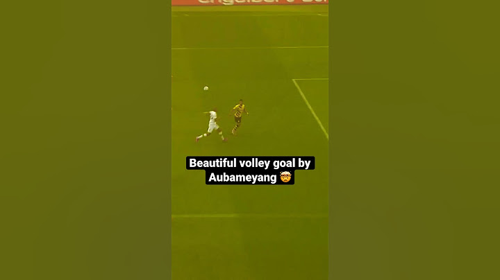 Volley Goal 🤩🤯 AUBAMEYANG Scored Beautifully