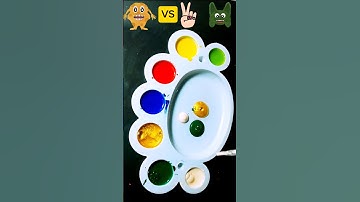 Guess the mixed color of Squid Game#오징어게임 #squidgame #squidgame2 #satisfying #colormixing