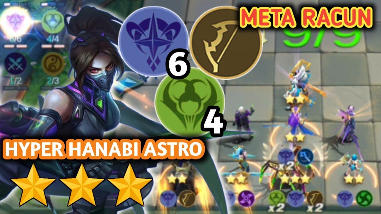 HANABI ASTRO VENOM FULL RACUN Magic Chess Combo Tersakit 2022