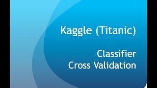 Kaggle - Titanic Solution 33 - Classifier, Cross Validation