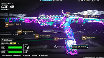 the BEST COR-45 Loadout in WARZONE 3! 😯 (Best COR-45 Class Setup) - MW3