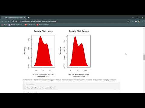 Task 2 :  Prediction using Supervised ML