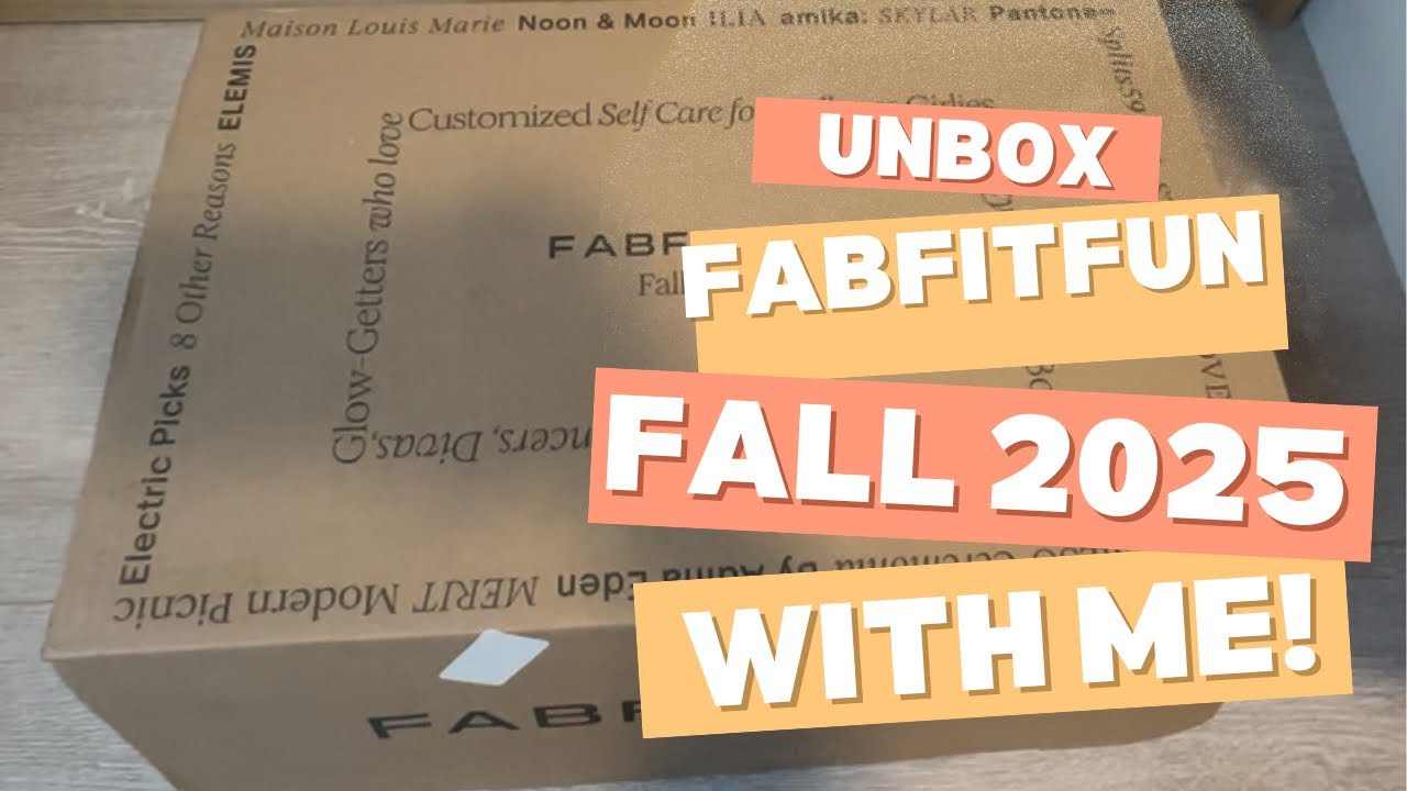 Unbox the FAB FIT FUN Fall 2025 Box with me! 