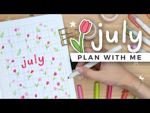 Download PLAN WITH ME | July 2022 Bullet Journal Setup
