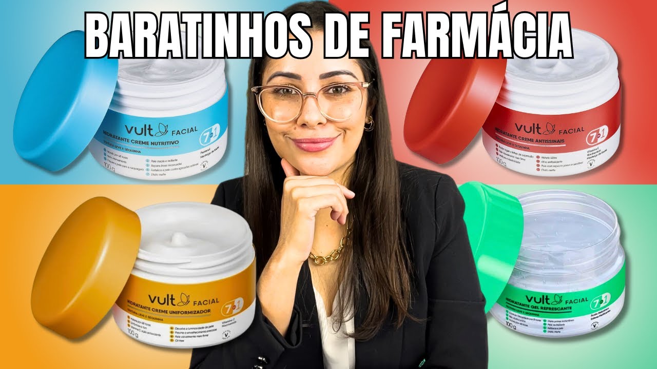 NOVOS BARATINHOS DE FARMÁCIA: Hidrate sua pele gastando pouco com cremes da Vult cosméticos!!