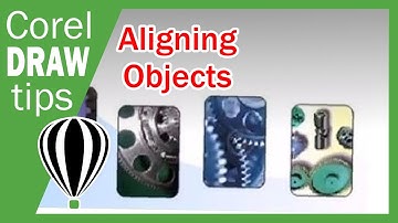 Aligning objects in CorelDraw