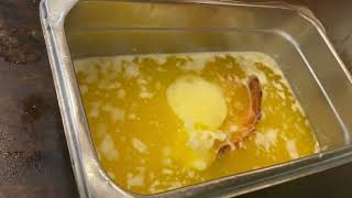 Butter poached lobster