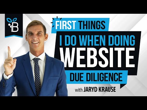 5 Things I Do When Doing Website Due Diligence