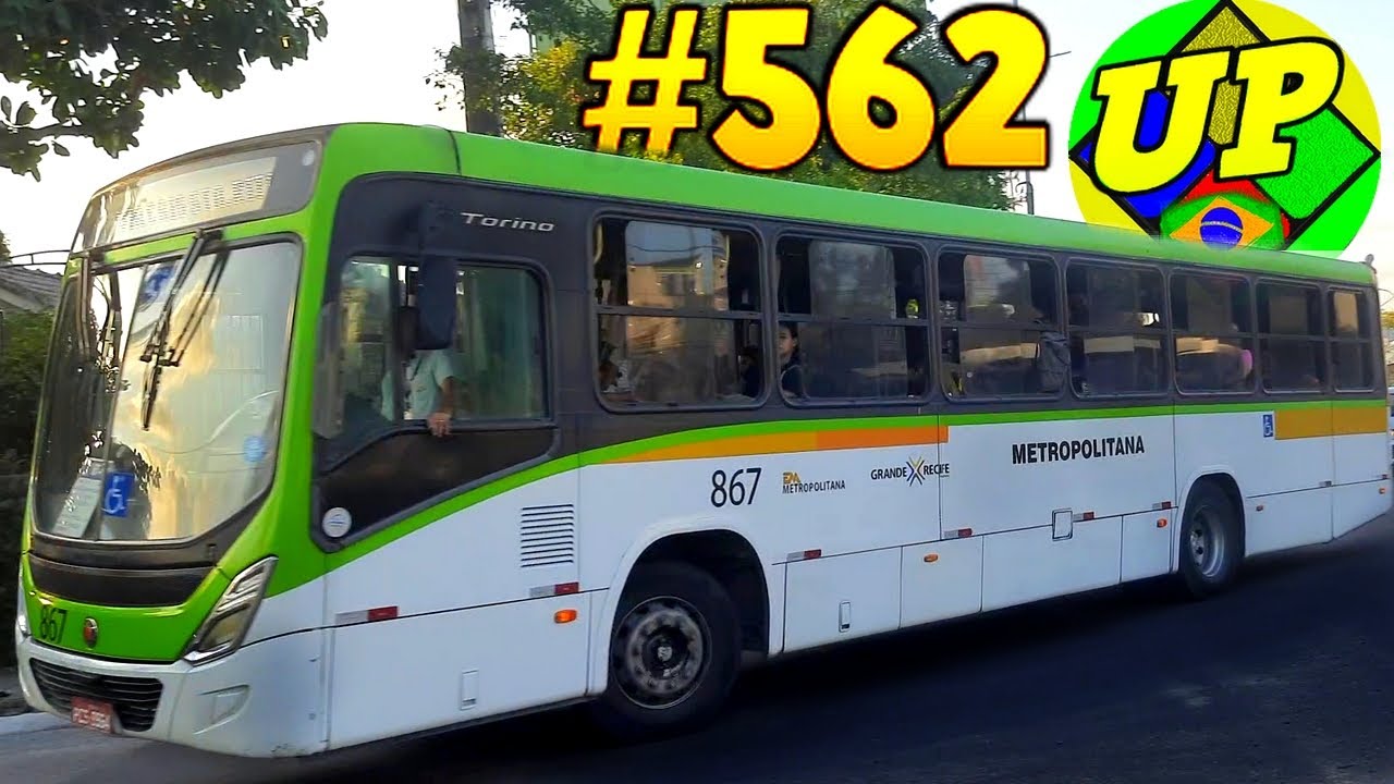 #562 Bairro do Cabanga ( descida do viaduto ) - Movimentação de ônibus em Recife