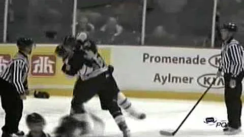 Samuel Morin vs Derek Sheppard Jan 12, 2014