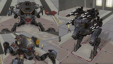 War Robots Test Server - New Invader , Blitz & Rayker Robots_Trident Redesign || War Robots 2018