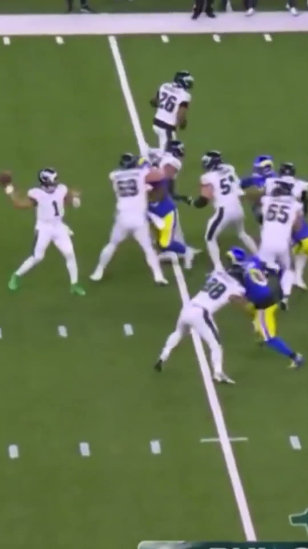 jAlEn HuRtS cAn'T tHrOw To ThE mIdDlE oF tHe FiElD ?? Eagles vs Rams Highlights