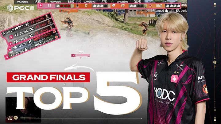 PGC 2025 Grand Finals Highlights | Top 5 Plays of the Championship