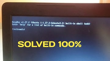 busybox v1.27.2 ubuntu initramfs Solved ✔️ | busybox v1.30.1 ubuntu built in shell. fix it