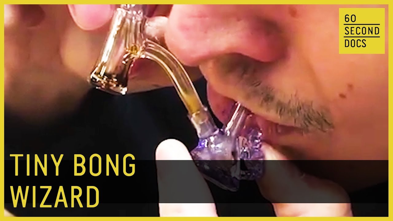 The Glass Wizard Hand Blowing Miniature Pipes and Bongs