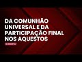DÍVIDAS DOS REGIMES DE BENS