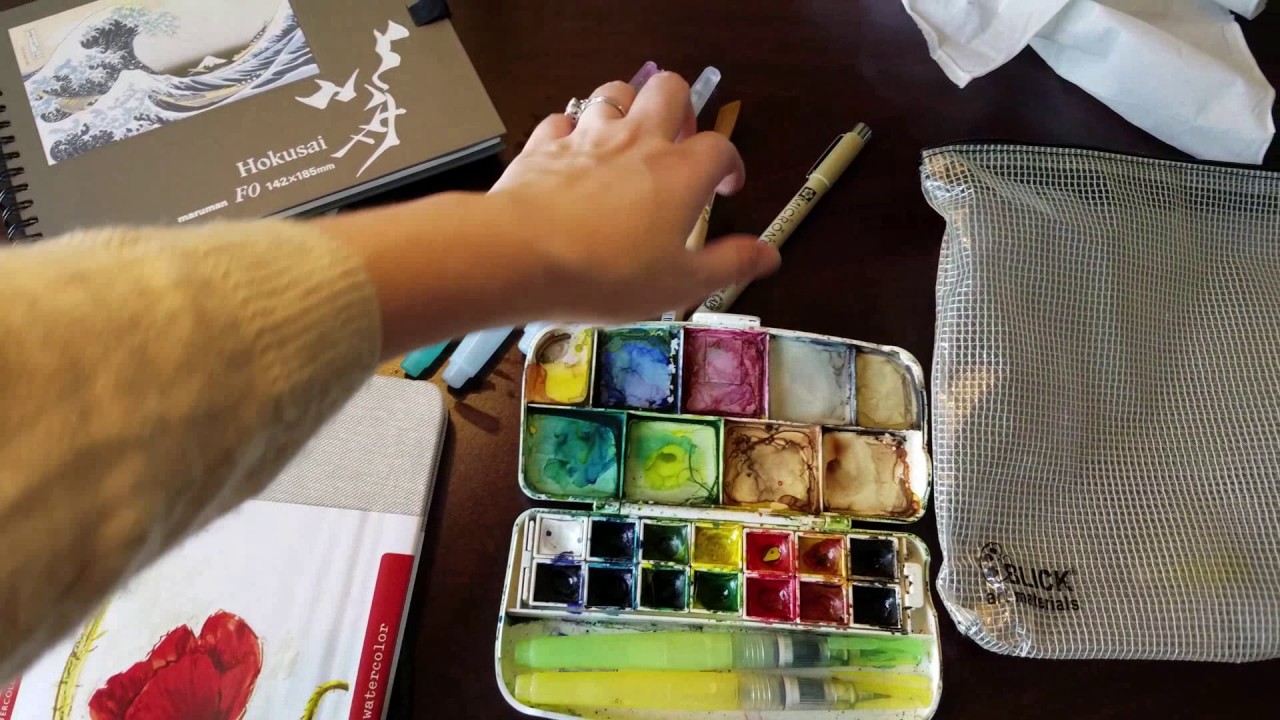 My Travel Watercolor Kit YouTube