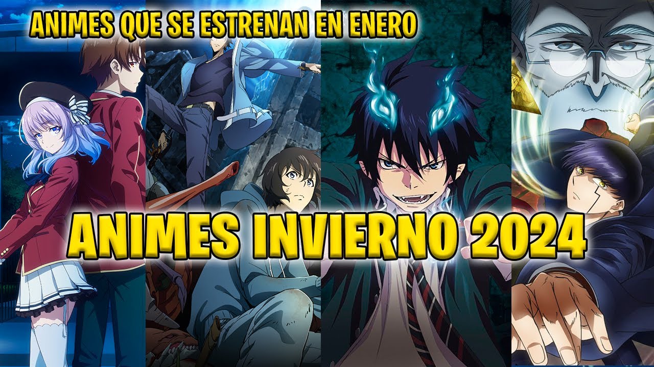 ESTRENOS TEMPORADA INVIERNO 2024  CALENDARIO ANIME - INVIERNO 2024  #anime2024 