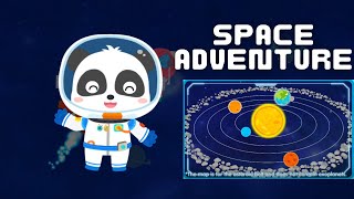 리틀 팬더 우주 모험 - 어린이를 위한 학습 영상 - 우주에 대해 배우기 - 베이비버스 게임플레이 screenshot 3