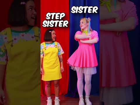 Видео: Sister vs Stepsister! #shorts #dance #trend #sister #rec #joke #stepsisters