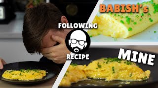 I Tried Making The Omelette du Fromage (French Omelette) From Babish | Recipe Review