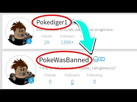 My Roblox Account Was Hacked They Spent Robux Youtube - pokediger1 is permanently banned from roblox youtube