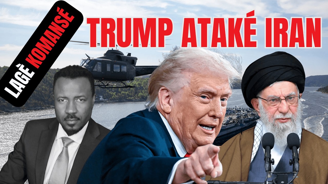 MISSIL AP TOMBÉ - TRUMP LANSÉ ATAK MILITÈ KONT IRAN - BATAY LA KOMANSÉ - AMPIL MOUN MOURI - ABNER G