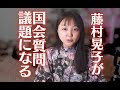 藤村晃子が国会質問議題になる！国民民主党が隠蔽工作していることを暴露