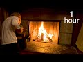 【鬼龍院】癒し＆安眠のための暖炉動画１時間