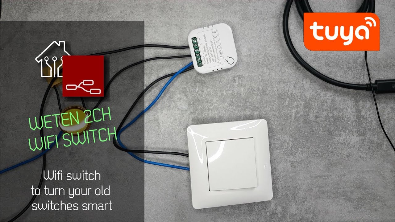 Connect old toggle switch to new Tuya smart switch - Projects