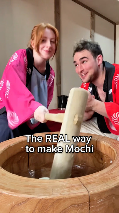 How to Make Mochi the TRADITIONAL Way 🍡