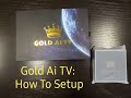 Gold ai tv how to setup