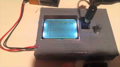 Arduino Nokia LCD Oscilloscope