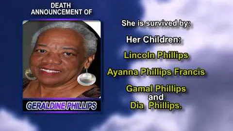 Geraldine Phillips med 1