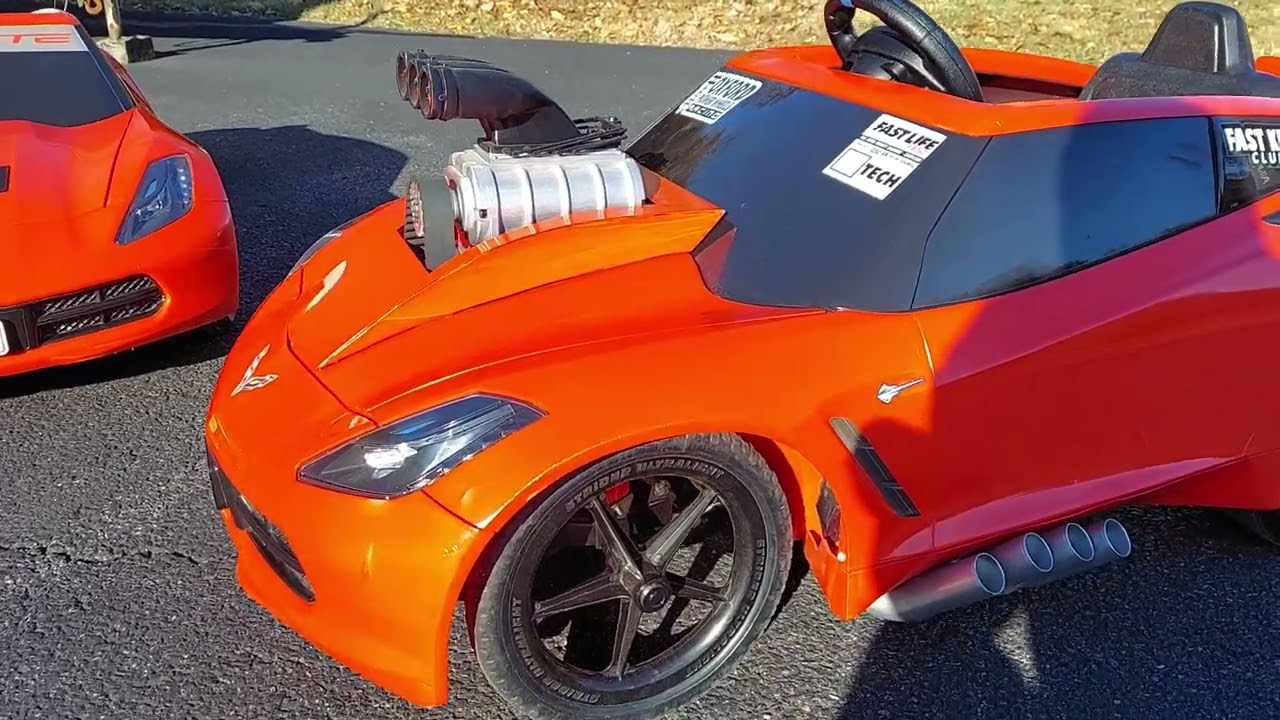 Custom Power Wheels C7 Corvette build.