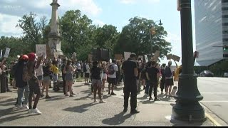 State House protests continue peacefully