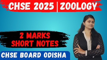 Zoology Most expected 2  marks question |Zoology selective question 2025|CHSE board exam 2025