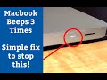 MacBook Pro 3 Beeps Fix - Simple DIY Solution