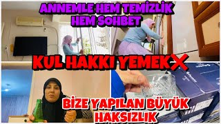 SİZ DİYİN YETİM HAKKI❌BEN DİYİM KUL HAKKI❌ANNEMLE HEM SOHBET ETTİK HEM TEMİZLİK YAPTIK-GECEME KAVŞTK