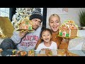10 Minute Gingerbread House Challenge (FAMILY EDITION) Vlogmas Day 7