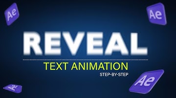 Smooth Reveal Text Animation in After Effects |  After Effects Tutorial #motiongraphics