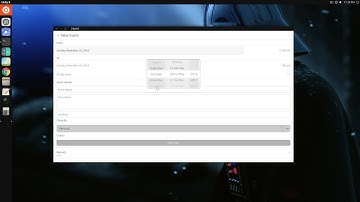 [Ubuntu 17.04] Unity 8 - Ubuntu Calendar [Nov 20]