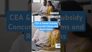 CEA & Hostel Subsidy Concurrent Claims and Restrictions #childreneducationallowance #ytshorts