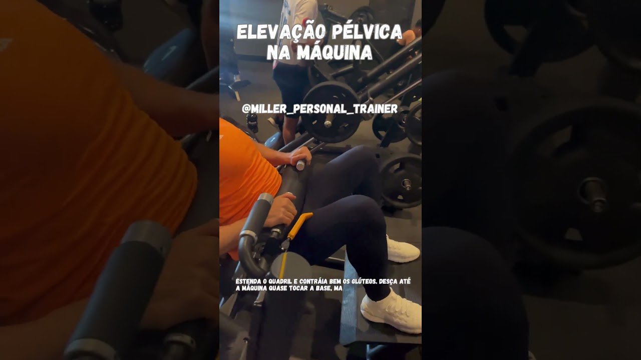 Eleva&ccedil;&atilde;o p&eacute;lvica na m&aacute;quina (gl&uacute;teos) #smartfit #bluefit #treino #academia #muscula&ccedil;&atilde;o #gym #muscle
