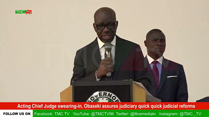 Acting Chief Judge swearing in, Obaseki assures judiciary quick quick judicial reforms