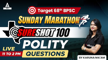 68th BPSC 2023 Polity Marathon Class By Karuna Mam
