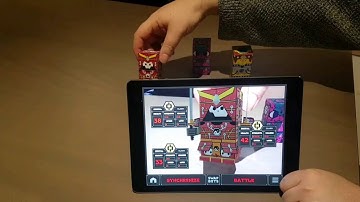 A demonstration of the SwapBot augmented reality game