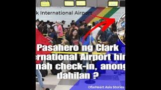 Isang pasahero ng Clark International Airport galit na galit dahil hindi nakapag check-in !
