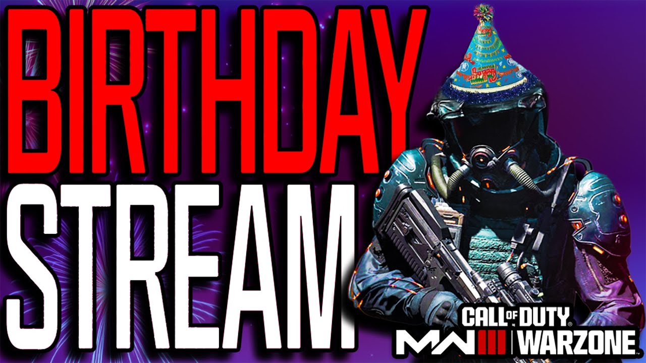 🔴 Live Call of Duty:Warzone: Birthday Stream, Member Games - YouTube